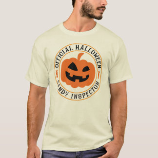 T-shirt Inspecteur officiel des bonbons d'Halloween