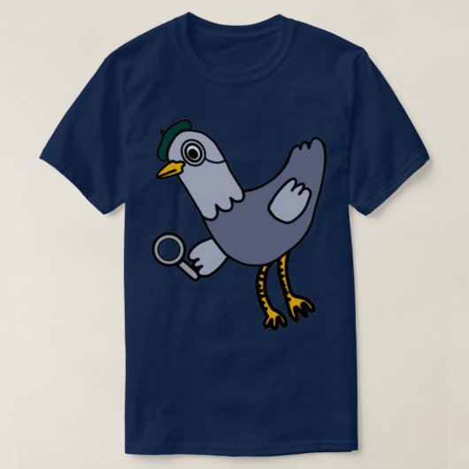 T-shirt Inspecteur Pigeon (Design devant)
