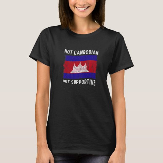 T-shirt Inspira, non pas le pavillon cambodgien, mais le d (Devant)