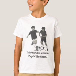 T-shirt inspirant de football pour enfants