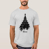 T-Shirt Inspirant Rise Chess Pawn (Devant)