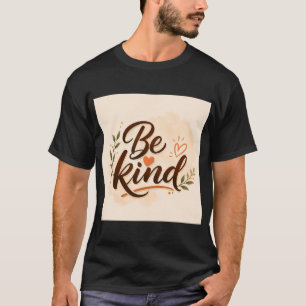 T-Shirt Inspirant « Sois Gentil » Typographie Mi