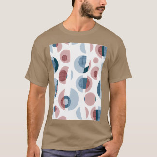 T-shirt Inspiration arrondie blanc arrière - plan rose fon