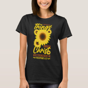 T-shirt Inspiration christianisme tournesol Philippiens