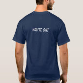 T-shirt Inspiration d'écrivain (Dos)