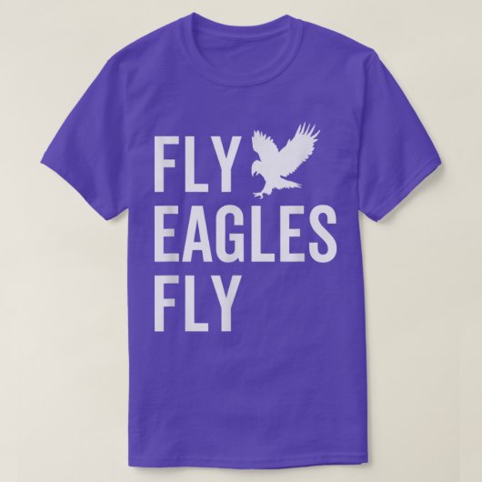 T-shirt Inspiration Fly Eagles Fly Tee cadeau parfait pour (Design devant)
