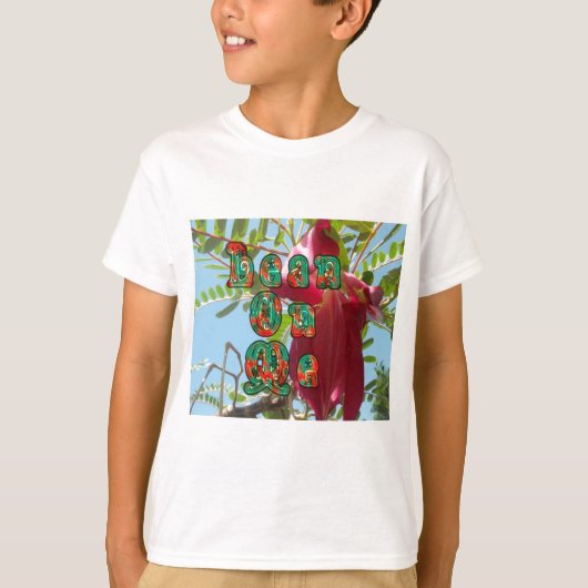 T-shirt Inspiration Lean On Me Floral Skyward Art Imprimer (Devant)