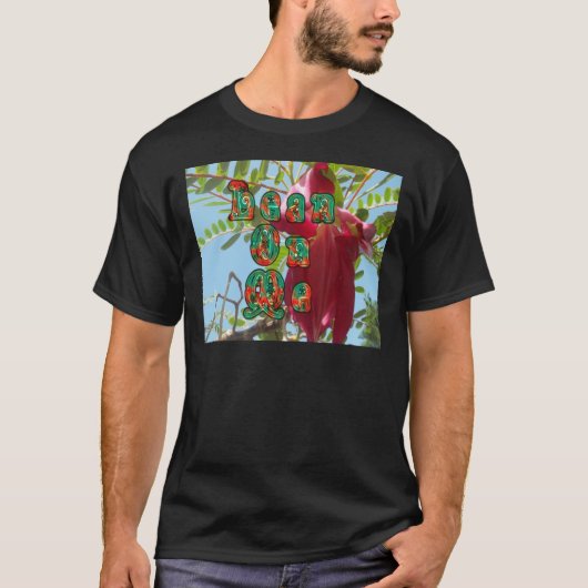 T-shirt Inspiration Lean On Me Floral Skyward Art Imprimer (Devant)