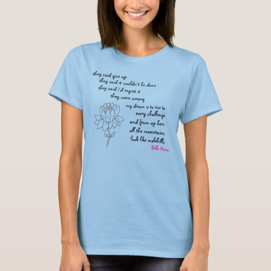 T-shirt Inspiration Lotus Blossom (Devant)