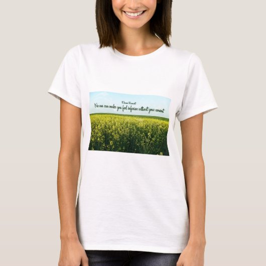 T-shirt Inspiration par Eleanor Roosevelt (Devant)
