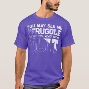 T-shirt Inspiration pour l'entraînement Citation motivatio