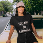 T-shirt Inspiration Vous Êtes Si Belle Citation Positive<br><div class="desc">Inspiration Vous Êtes Si Belle Citation Positive</div>