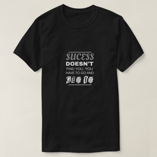 T-shirt Inspirational, affirmations positives (Design devant)