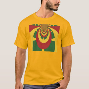 T-shirt Inspirational Cultural Jamaica's Rastas Colors Art