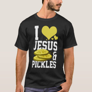 T-shirt Inspirational Pickle Catholique Prière Amour Chris