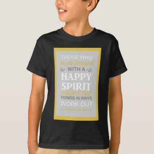 T-shirt inspirationnel gordon b hinckley