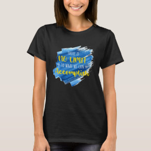 T-shirt Inspirationnel Il n'y a pas de limite à ce que vou
