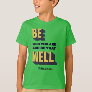 T-shirt Inspirationnel SOYEZ QUI VOUS ÊTES Garçons