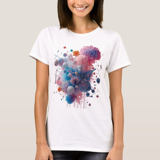 T-Shirt Inspiré de l'Art Créatif (Devant)