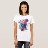 T-Shirt Inspiré de l'Art Créatif (Devant entier)