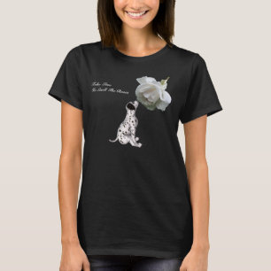 T-shirt inspiré de rose de chiot de roses d'odeur