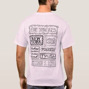 T-shirt inspiré du concert de The Strokes Beach Ho