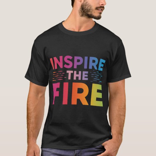 T-shirt Inspire le feu. (Devant)