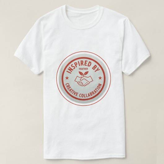 T-shirt Inspiré par la collaboration créative (Design devant)