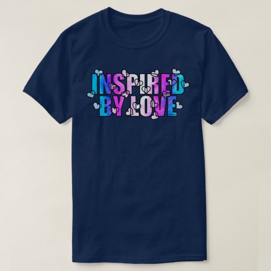 T-shirt Inspiré par l'amour (Design devant)