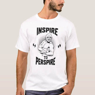 T-shirt inspirer à transpirer, fitness