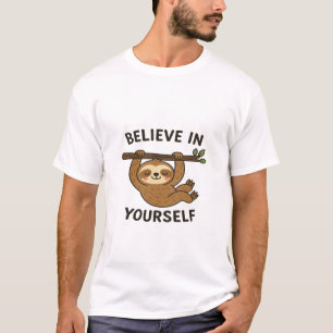 T-shirt Inspirer Citation "Croyez en vous" Imprimer