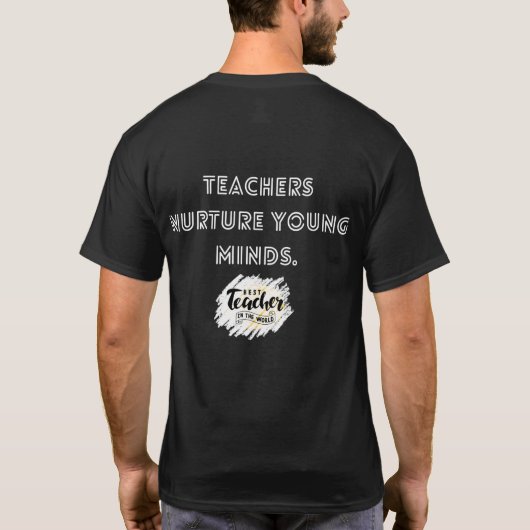 T-shirt Inspirer, éduquer, répéter (Dos)