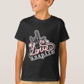 T-shirt inspirer l'amour ASL ILY Hand Sign Language Deaf A (Devant)