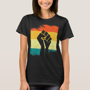 T-shirt Inspirer les leaders noirs Poing de puissance main