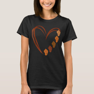 T-shirt Inspirer les leaders noirs Poing de puissance main