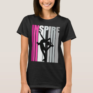 T-shirt Inspirer Patinage sur glace Anniversaire Patins su