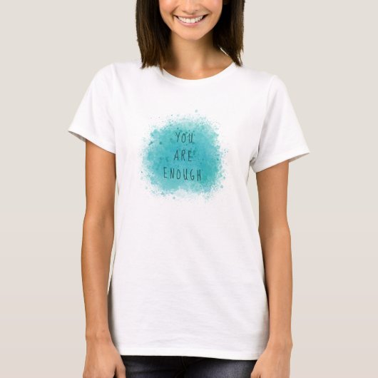T-shirt Inspirer Vous Êtes Assez Simple Citation D'Affirma (Devant)