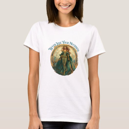 T Shirt Inspirerend Verlies nooit uw moed (Voorkant)