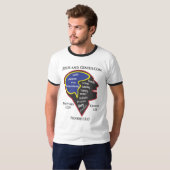 T-shirt Inspirez et autorisez (Devant entier)