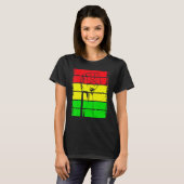 T-shirt Inspiring Black Leaders Power Fist Hand Black Hist (Devant entier)