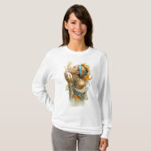 T-shirt inspiring women with an engaging nature (Devant entier)