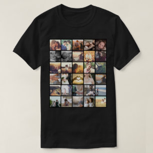 T-shirt Instagram personnalisé photo collage