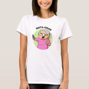 T-shirt Instagran drôle médias sociaux grand-mère jeu de m