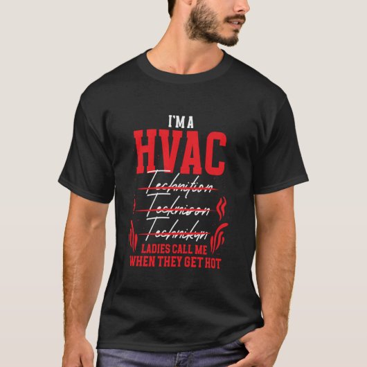 T-shirt Installateur CVC Technicien CVC (Devant)
