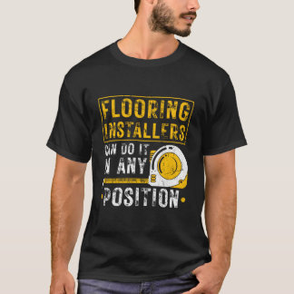T-shirt Installateur de revêtements de sol Tout poste Inst
