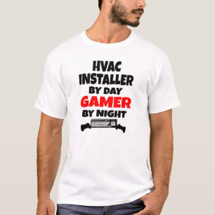 T-shirt Installation de Gamer HVAC