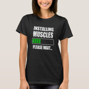 T-shirt Installation Muscles Bodybuilding Poids Gym