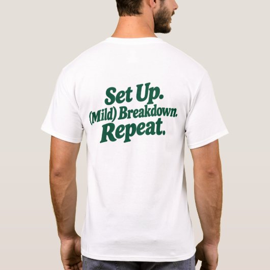 T-shirt Installer. Démontage. Répéter (Dos)
