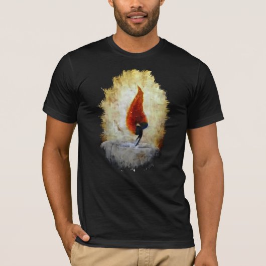 T-shirt Instead of Cursing the Darkness Light a Candle (Devant)