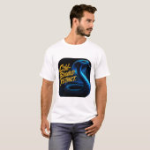 T-shirt Instinct de sang-froid Cobra Serpent Graphique (Devant entier)
